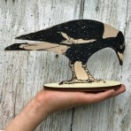 Bridget Farmer | Standing Bird Ornament | Australian Magpie Bridget Farmer | Standing Bird Ornament | Australian Magpie